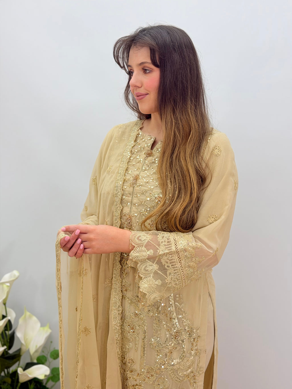 Dusty Rose & Golden Zehra