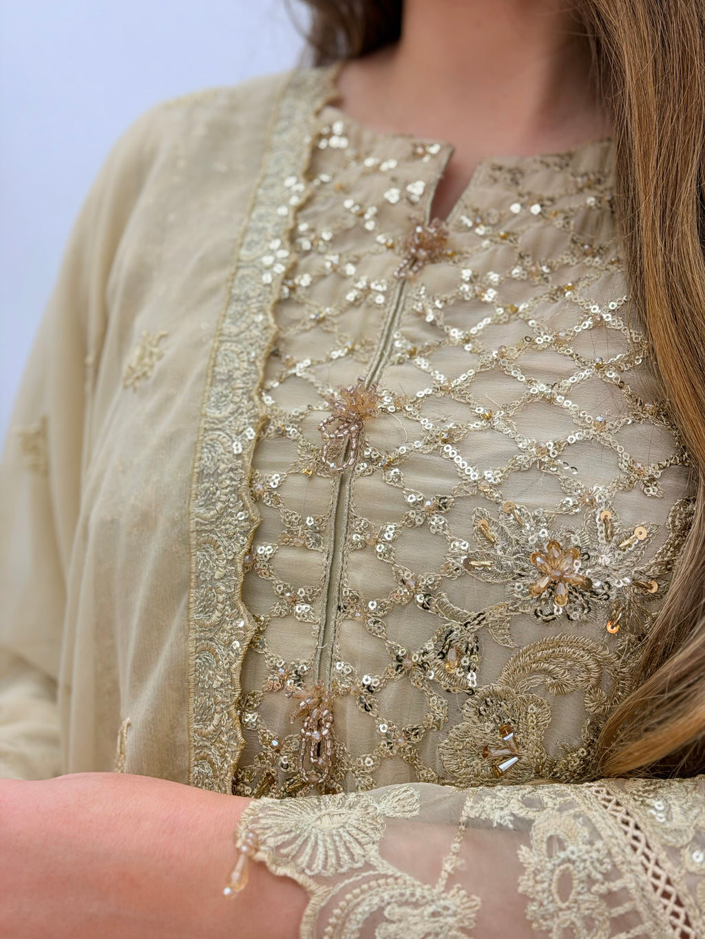 Dusty Rose & Golden Zehra